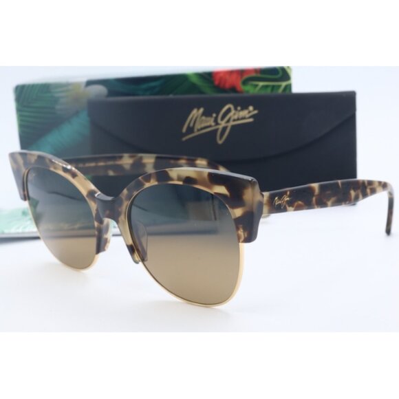 Maui Jim Mariposa MJ 817-10L Tortoise Cat Eye Sunglasses Brown polarized Lenses main image 6